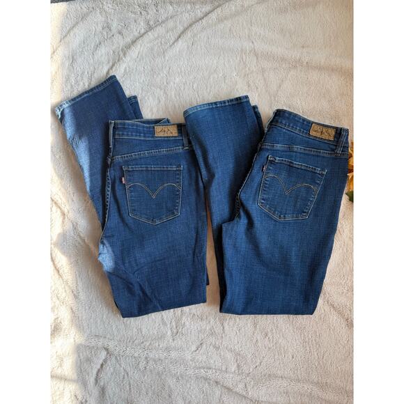 Levi's Demi Curve Mid Rise Straight Leg Jeans 13/31 - Picture 6 of 6